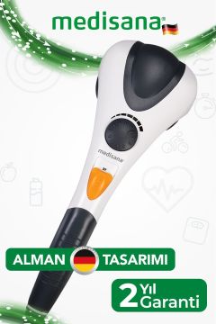 Alman Tasarım Çift Başlıklı Infrared Isıtıcılı Güçlü Masaj Aleti 2 Yıl Garantili Med48316