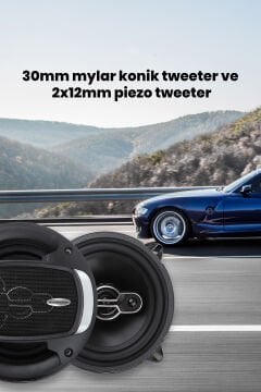 Goldmaster Rm-1396 13 Cm 500 Watt Oto Hoparlör Çifti
