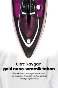 Vals 2600 Watt Seramik Tabanlı 160 gr Etkili Şok Buharlı Ütü