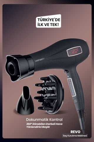 Revo Dokunmatik Kontrollü Saç Kurutma Makinesi Gm-7194.