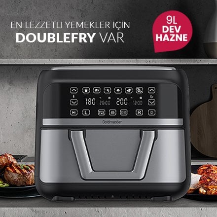 Doublefry çift hazneli Airfry