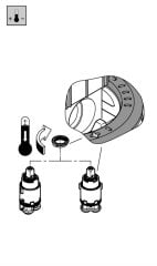 46580000 28 mm Grohe kartuş