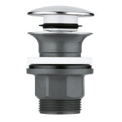 Grohe Lavabo Sifon Tapası Bas/Aç Kare ABS/Krom - 40824000