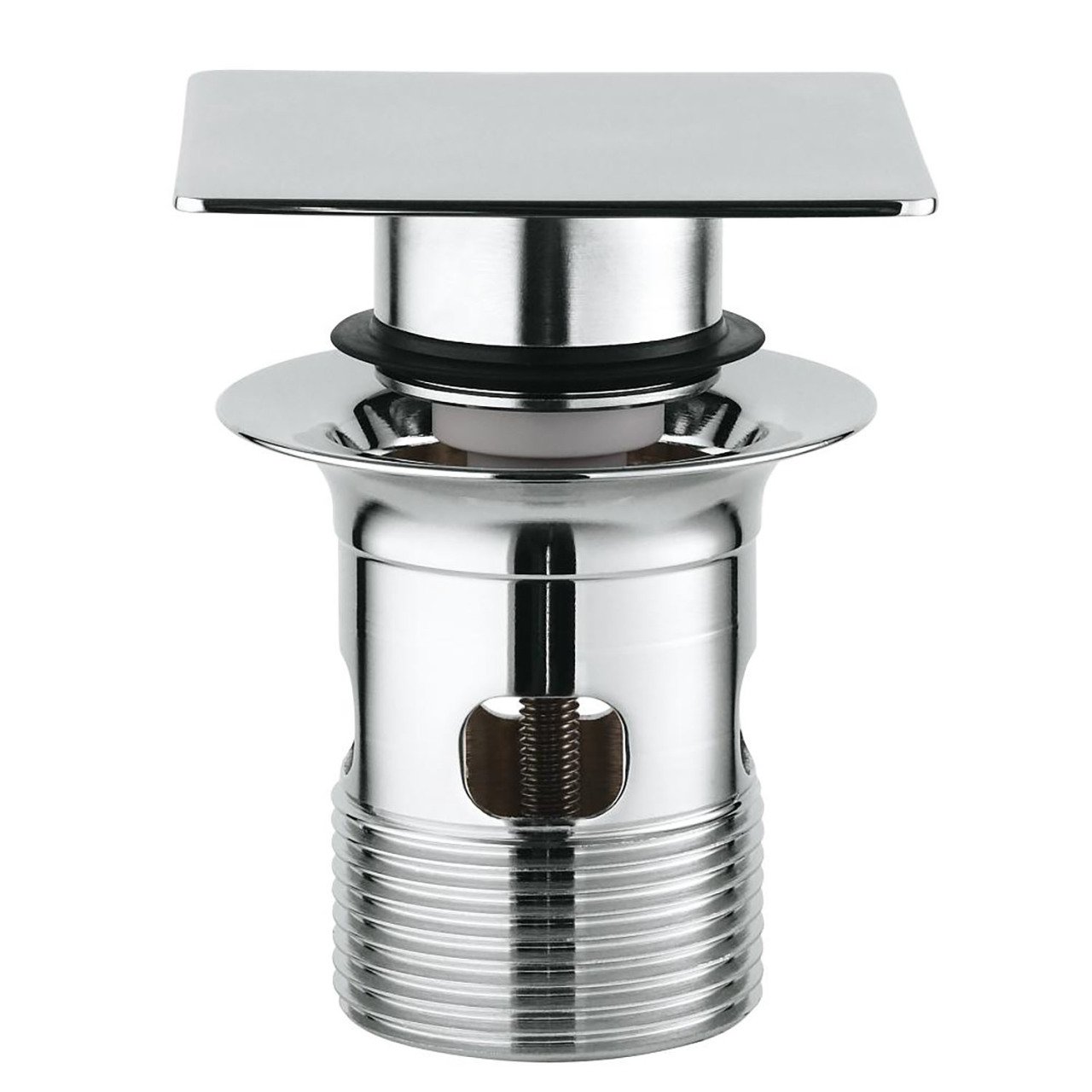 Grohe Lavabo Sifon Tapası Bas/Aç Kare Krom - 40565000