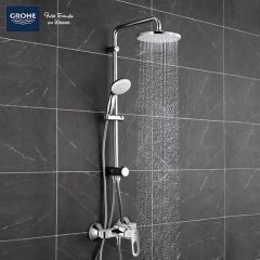27389002-Tempesta System 200 Duvar bağlantılı, divertörlü duş sistemi