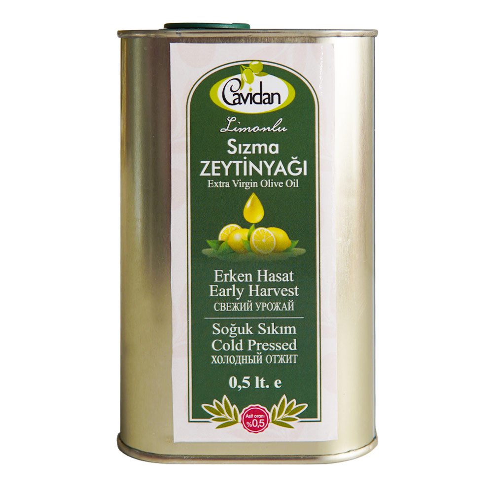 Cavidan Limonlu Sızma Zeytinyağı 500 ml (Kargo Dahil)