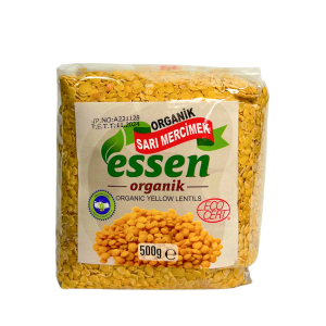 Essen Organik Sarı Mercimek 500 gr (Kargo Dahil)