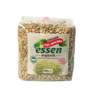 Essen Organik Yeşil Mercimek 500 gr (Kargo Dahil)