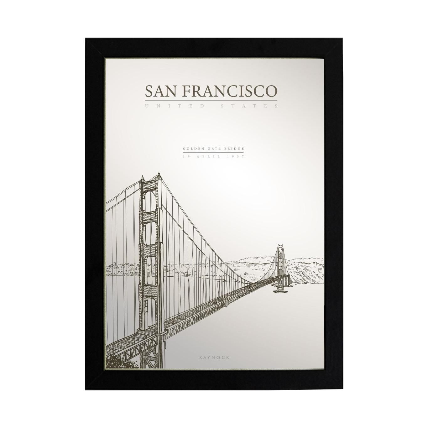 Golden Gate Bridge Poster Tablo