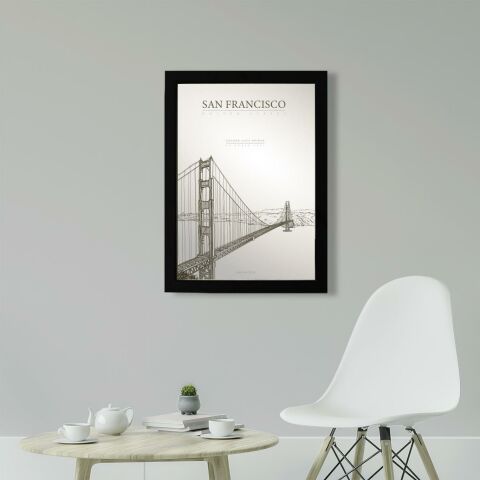 Golden Gate Bridge Poster Tablo