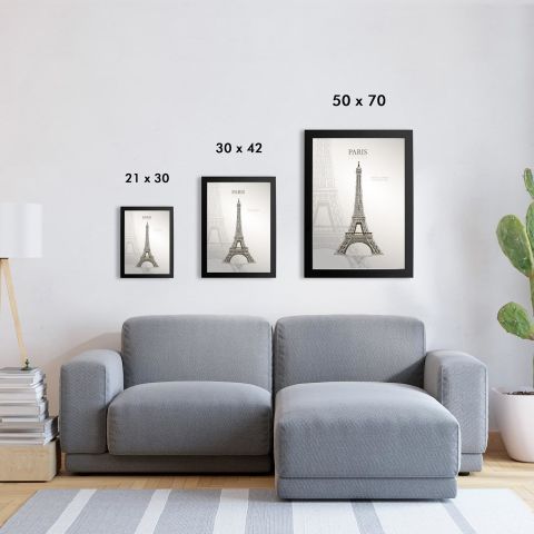 Eiffel Tower, Paris Poster Tablo