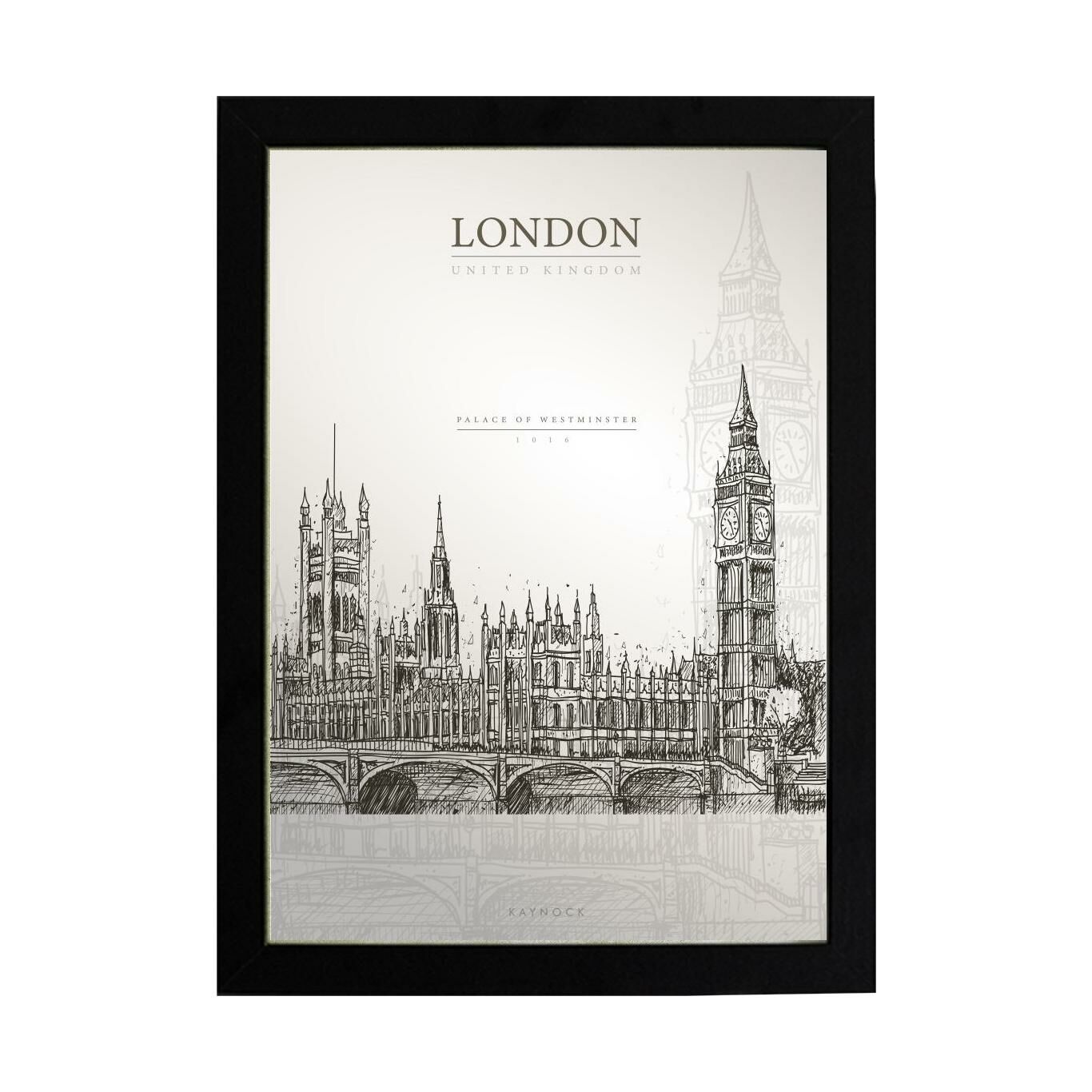 Palace of Westminster, Londra Poster Tablo