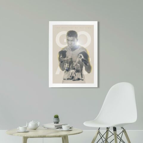 Muhammad Ali Poster Tablo