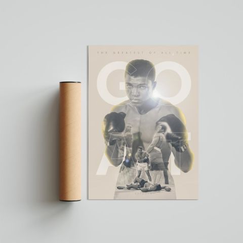 Muhammad Ali Poster Tablo
