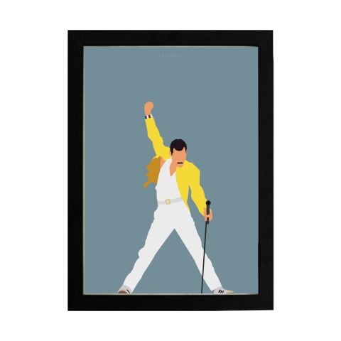 Freddie Mercury Poster Tablo