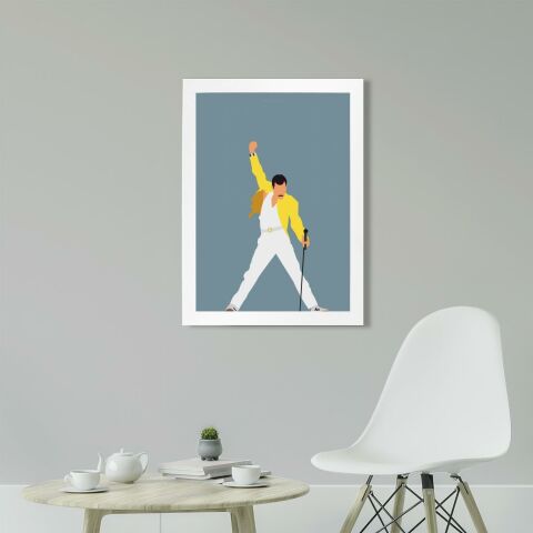 Freddie Mercury Poster Tablo