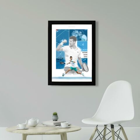 Novak Djokovic, Tenis Poster Tablo