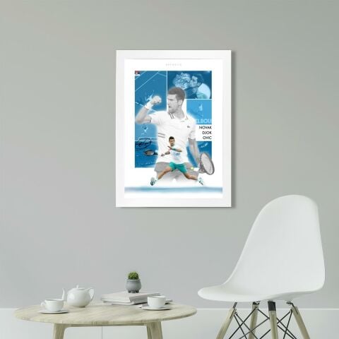 Novak Djokovic, Tenis Poster Tablo