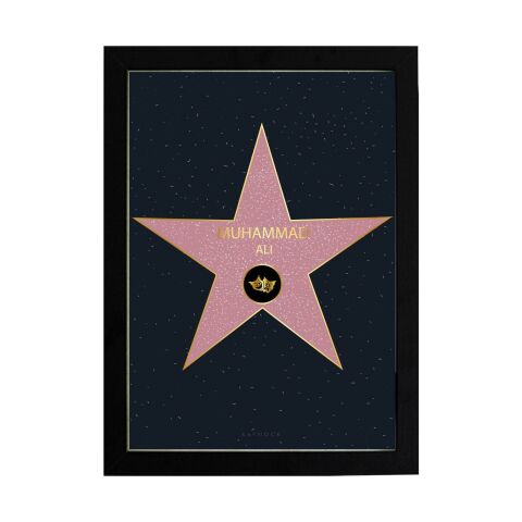 Muhammad Ali Walk of Fame Poster Tablo