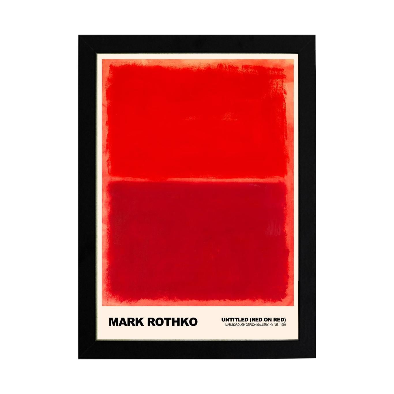 Mark Rothko Red on Red