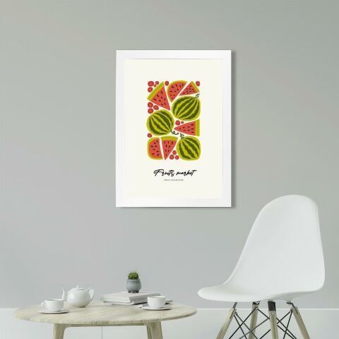 Watermelon Fruit Poster Tablo