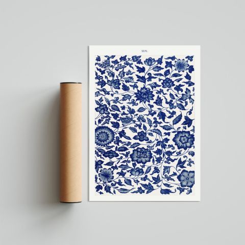 Blue Floral Pattern