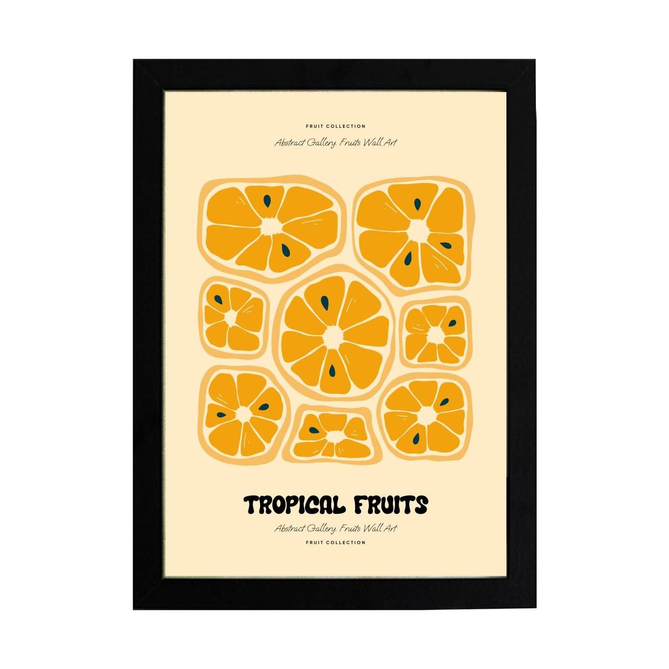 Orange Poster Tablo