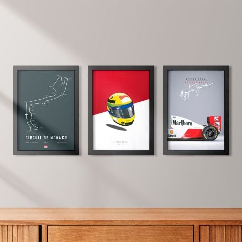 Ayrton Senna 3'lü Set