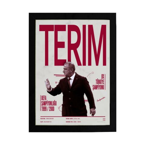 Fatih Terim Poster Tablo