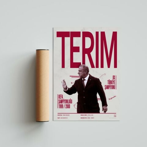 Fatih Terim Poster Tablo
