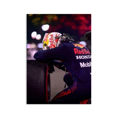 Max Verstappen 2021 Champion, Formula 1 Kanvas Tablo