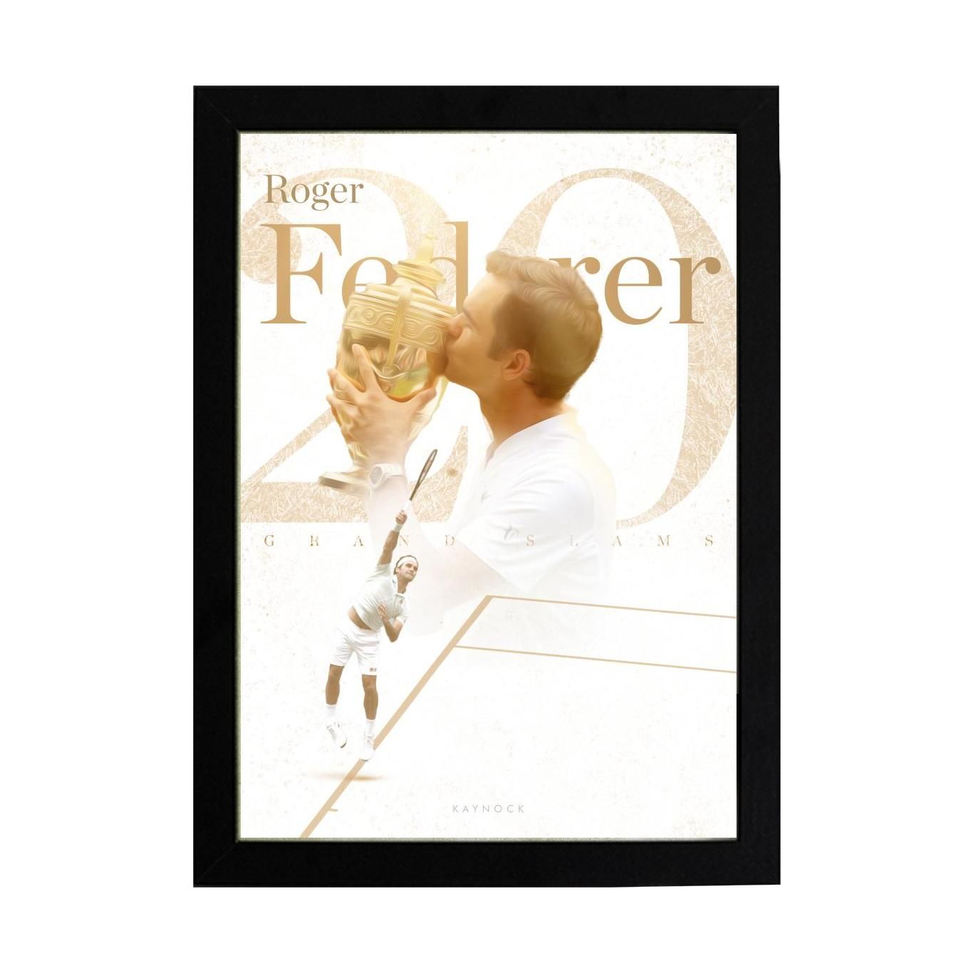Roger Federer 20, Tenis Poster Tablo