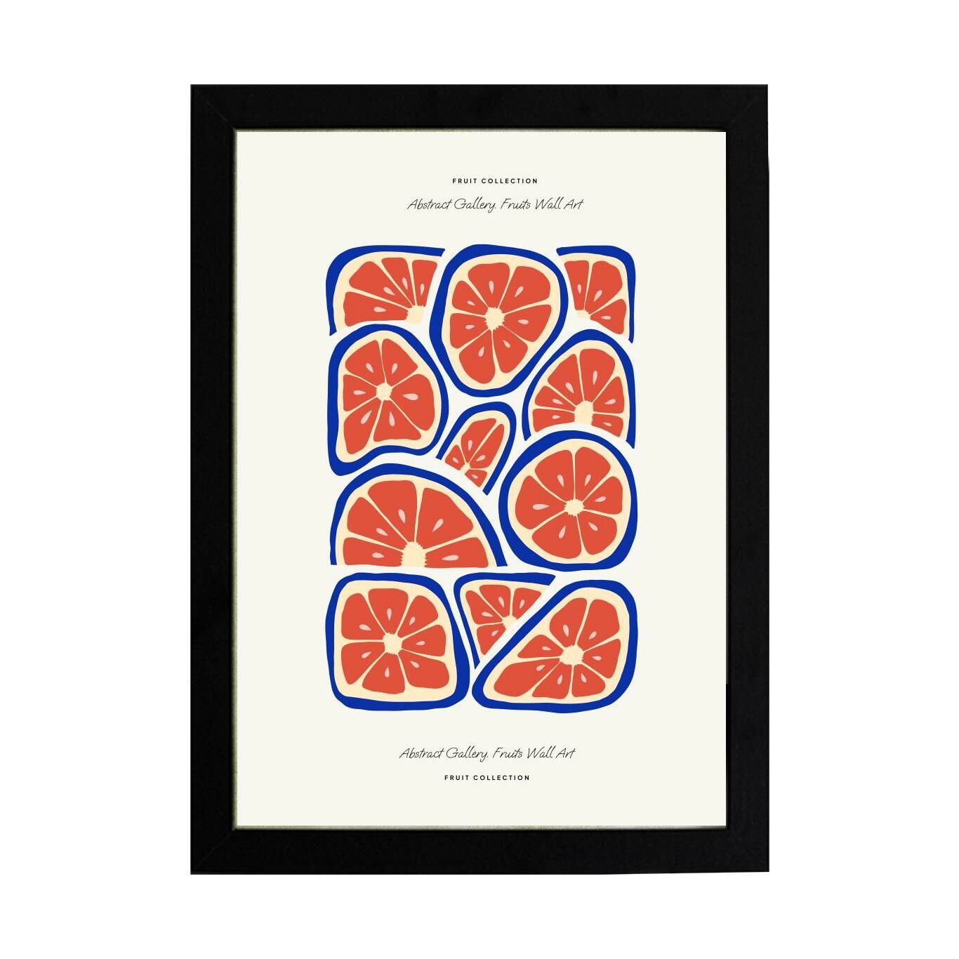 Blue Lemon Poster Tablo