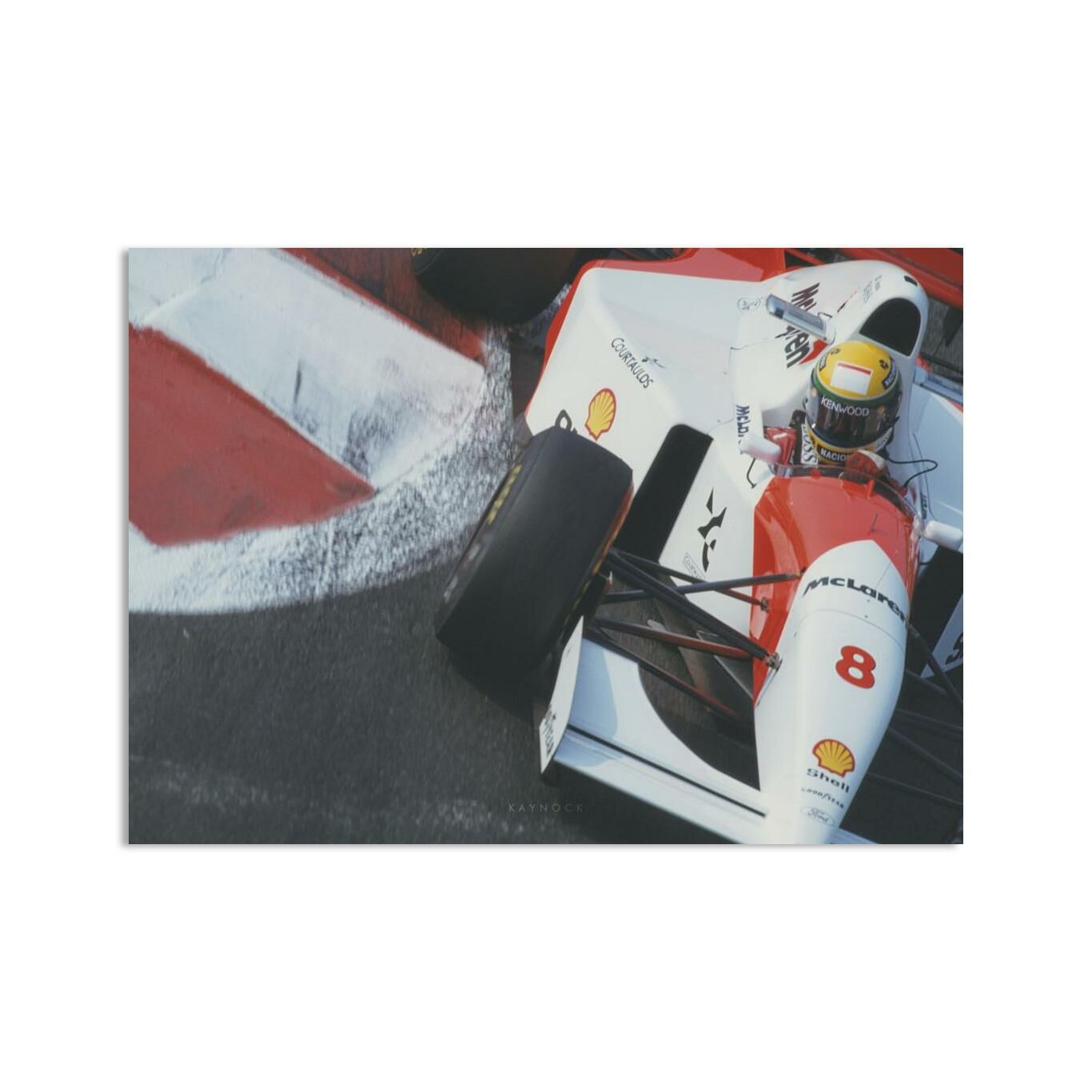 Ayrton Senna Curve, Formula 1 Kanvas Tablo