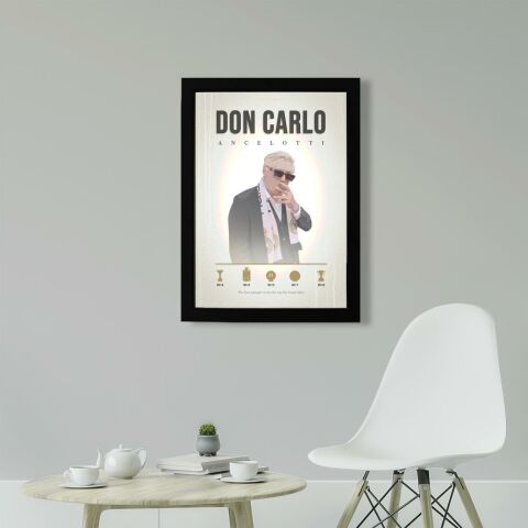 Carlo Ancelotti, Real Madrid Poster Tablo