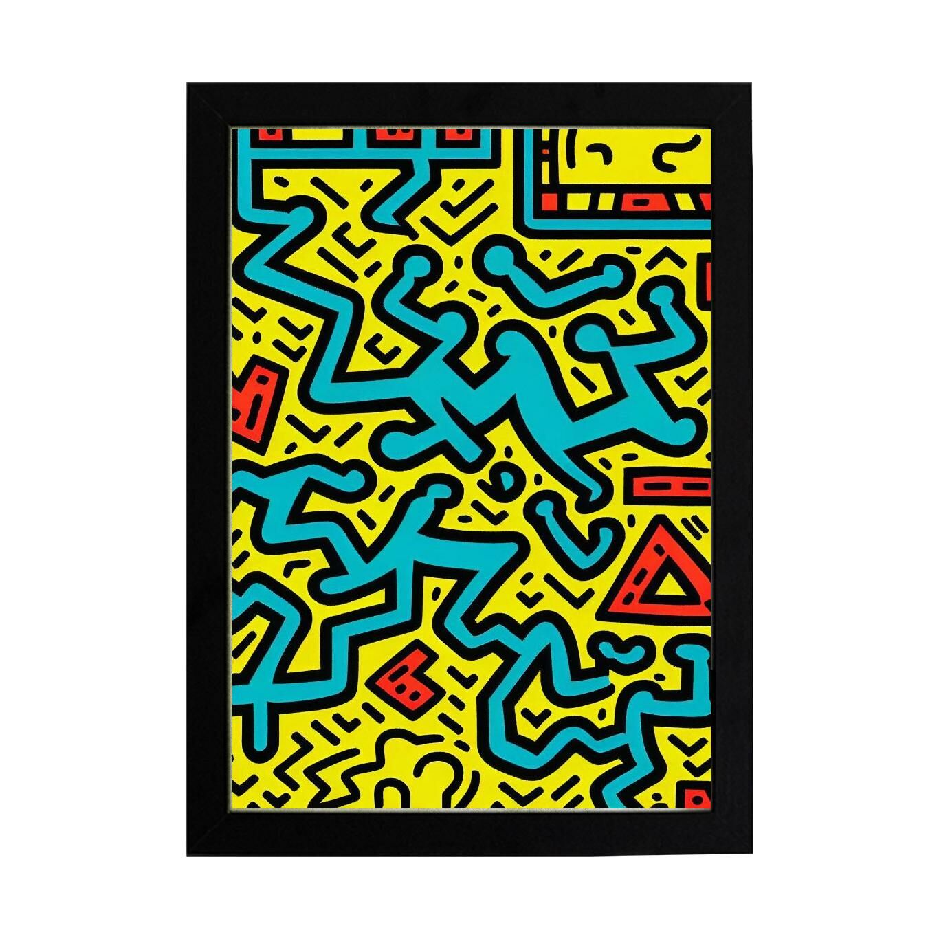 Keith Haring Style Minimal D22 Poster Tablo