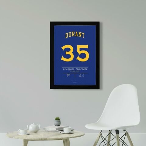 Kevin Durant Forma Poster Tablo