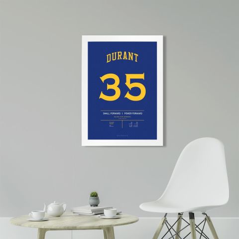 Kevin Durant Forma Poster Tablo