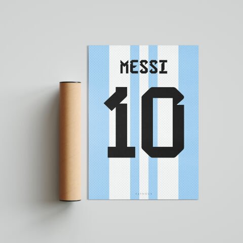 Lionel Messi Arjantin Poster Tablo