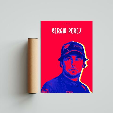Sergio Perez Poster Tablo