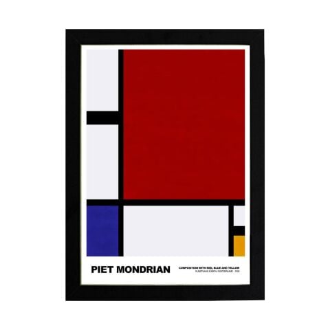 Piet Mondrian Red, Blue and Yellow