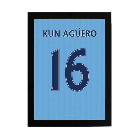 Agüero Forma Poster Tablo