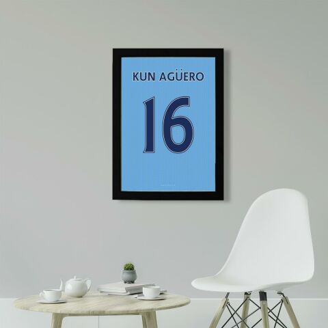 Agüero Forma Poster Tablo