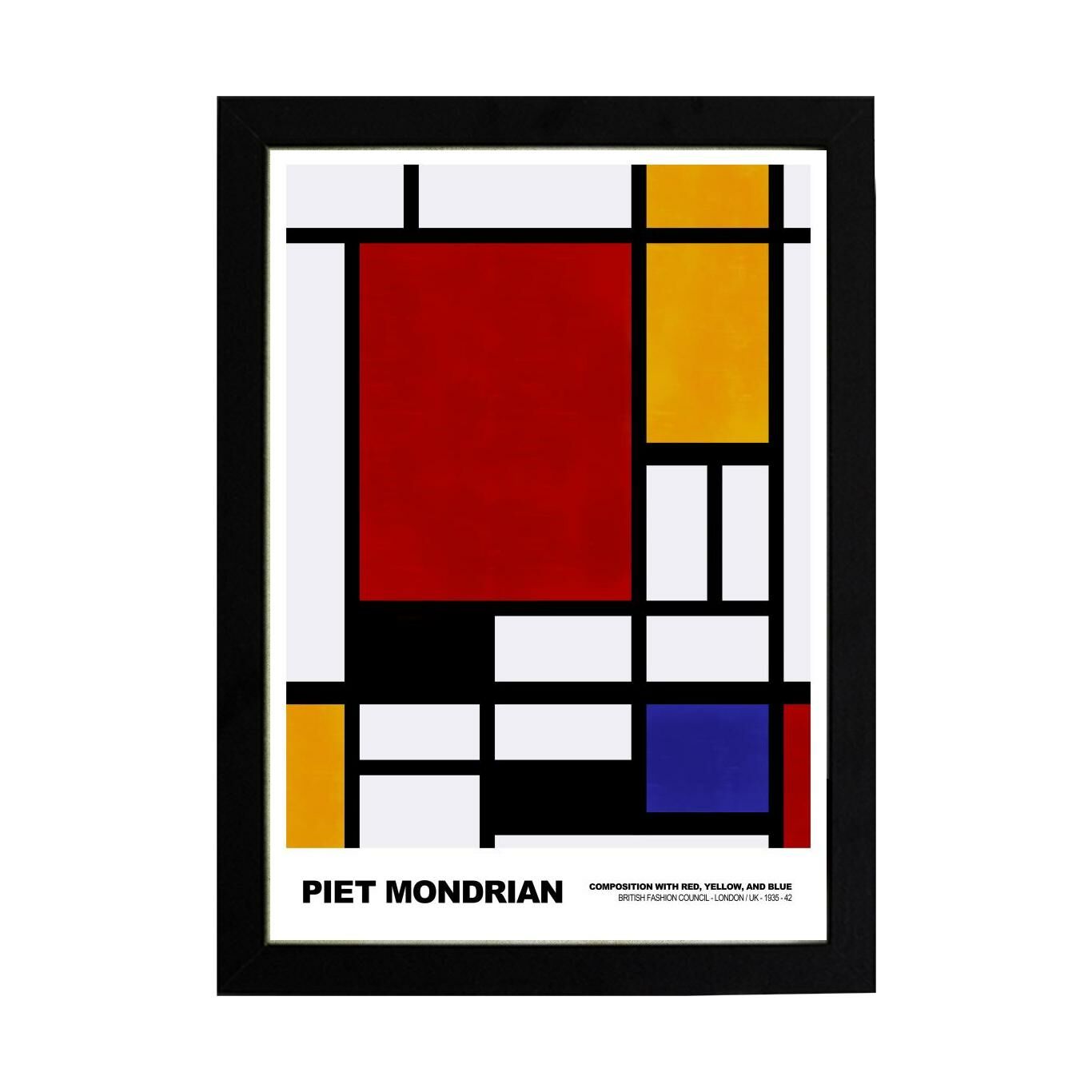Piet Mondrian Red, Yellow and Blue