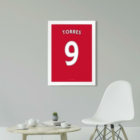 Fernando Torres Forma Poster Tablo