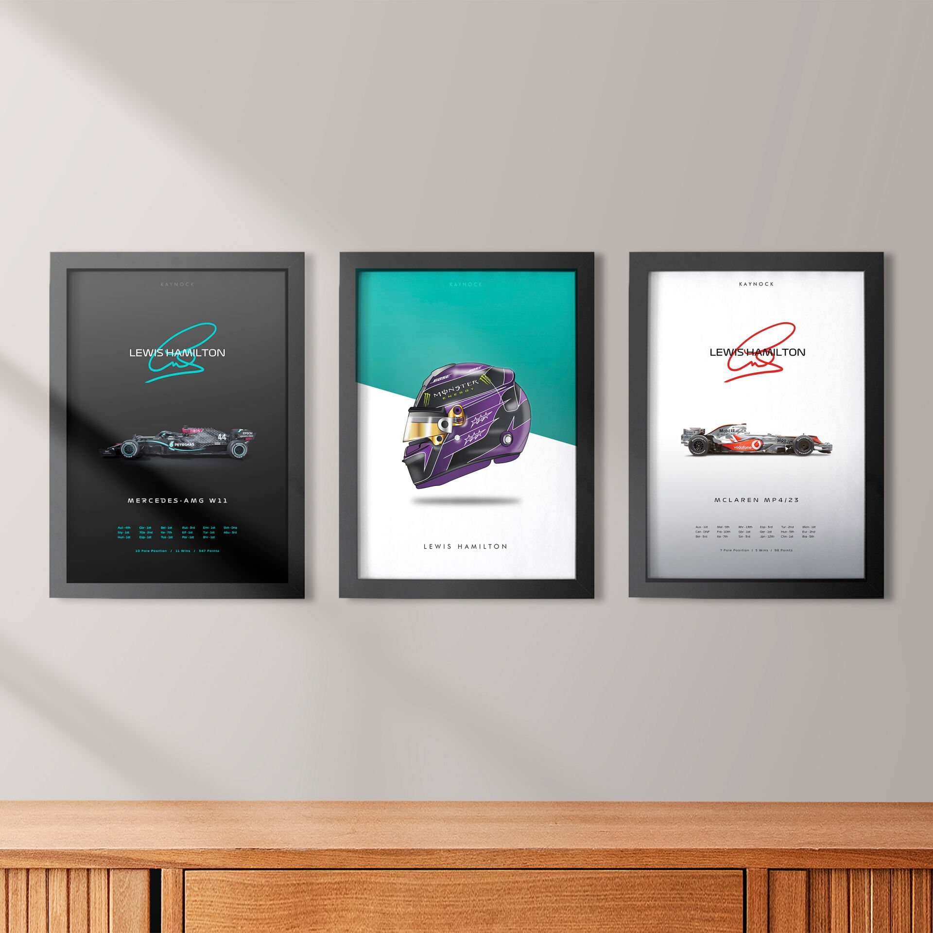 Lewis Hamilton 3'lü set