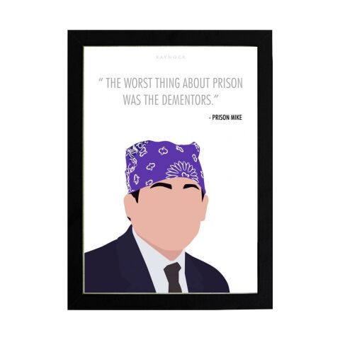 Prison Mike, The Office Poster Tablo