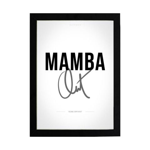 Mamba Out Poster Tablo