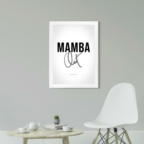 Mamba Out Poster Tablo