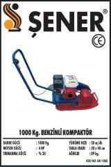 1000 KG. Honda Motorlu Benzinli Kompaktör